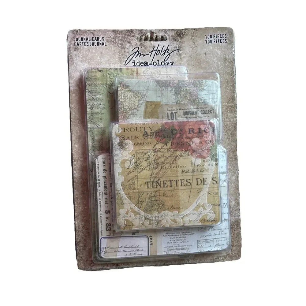 New Sealed Tim Holtz 2019 Idea-ology Journal Cards 100 Pieces TH93957